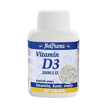 MedPharma Vitamín D3 2000 I.U. 107 tabliet