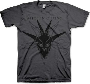 Alice in Chains Tričko Black Skull Charcoal Mens Charcoal M