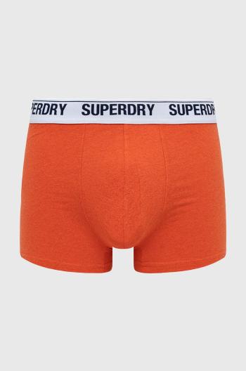 Boxerky Superdry pánske, oranžová farba