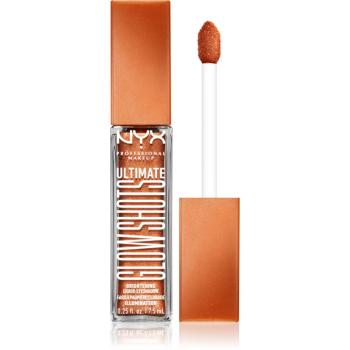 NYX Professional Makeup Ultimate Glow Shots trblietavé tekuté očné tiene odtieň 10 Wow Cacao 7,5 ml