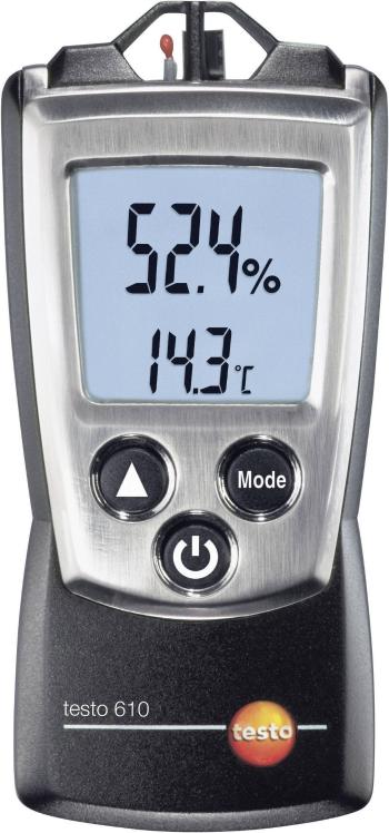 testo 610 vlhkomer vzduchu (hygrometer)  0 % rF 100 % rF detektor bodu topenia / plesne