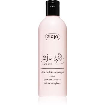 Ziaja Jeju Young Skin sprchový a kúpeľový gél biely 300 ml