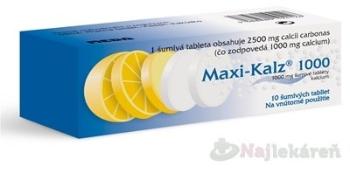 Maxi-Kalz 1000 tbl.eff.10x1000mg