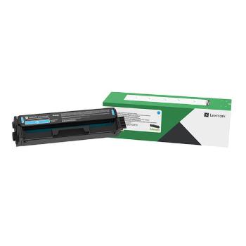 Lexmark originál toner C3220C0, cyan, 1500str., return, Lexmark C3224dw, C3326dw, MC3224, O