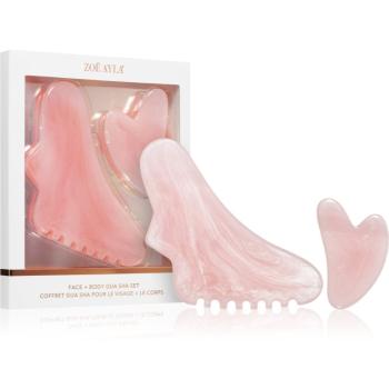 Zoë Ayla Face & Body Gua Sha Set masážna pomôcka(na tvár a telo)