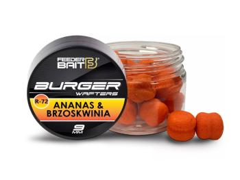 Feederbait burger wafters 9 mm - broskyňa ananás