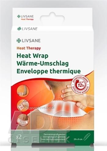 LIVSANE Heat Therapy Hrejivý zábal 1x2 ks