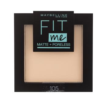 Maybelline Fit Me púder 105 Natural Ivory 9 g