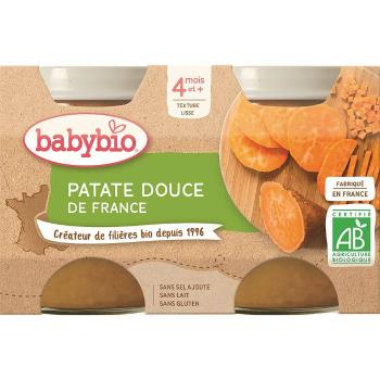 BABYBIO zeleninový príkrm sladké zemiaky 2x130 g