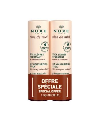 Nuxe Súprava hydratačných tyčiniek na pery Reve de Miel (Lip Moisturizing Stick Duo) 2 x 4 g