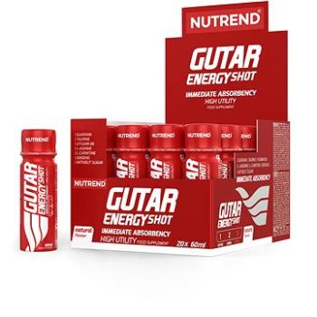 Nutrend Gutar Energy Shot 20 × 60 ml, natural (8594073175311)