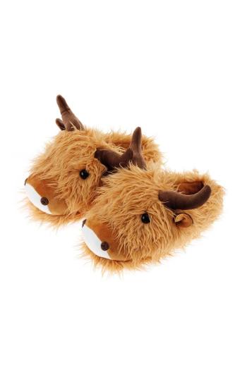 Papuče Aroma Home Highland Cow Slippers