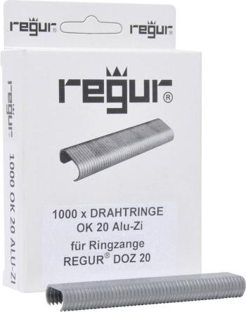 Regur OK 20 drôtené krúžky alu-zinok 1000 ks Regur 60715 Rozmery (d x š x v) 10 x 90 x 23 mm