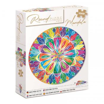 Okrúhle puzzle Mandala 68 cm - 1000 ks