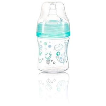 BabyOno Antikoliková fľaša so širokým hrdlom zelená, 120 ml (5901435411001)