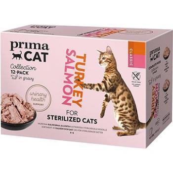 PrimaCat Kapsička pre sterilizované mačky filety multipack 12× 85 g (6438554000445)