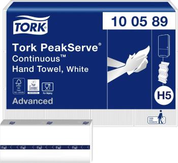 TORK 100589  papierové utierky, skladané (d x š) 22.5 cm x 20.1 cm    1 sada