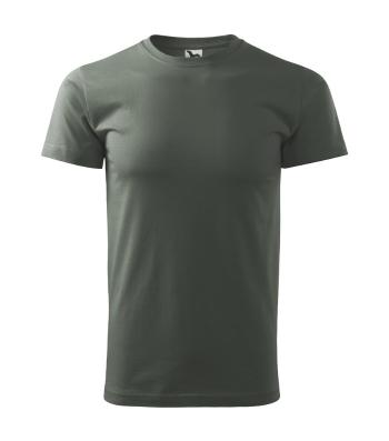 MALFINI Pánske tričko Basic - Tmavá bridlica | S
