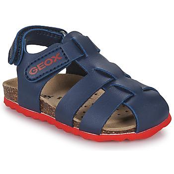 Geox  Sandále B SANDAL CHALKI BOY  Námornícka modrá