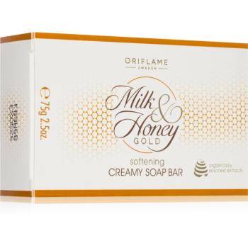 Oriflame Milk & Honey Gold Grand Celebration tuhé mydlo s hydratačným účinkom 75 g