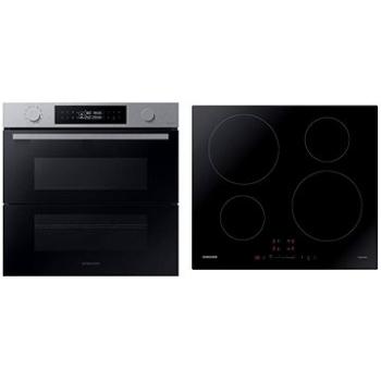 SAMSUNG NV7B4545VAS/U3 Dual Cook Flex + SAMSUNG NZ64M3707AK/OL