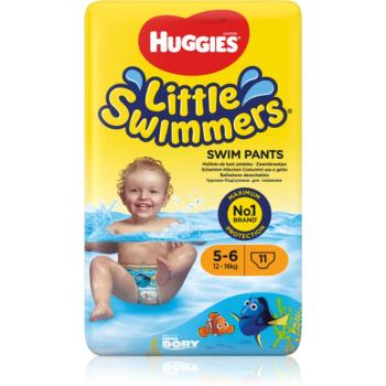 Huggies Little Swimmers 5-6 jednorazové plienkové plavky 12–18 kg 11 ks