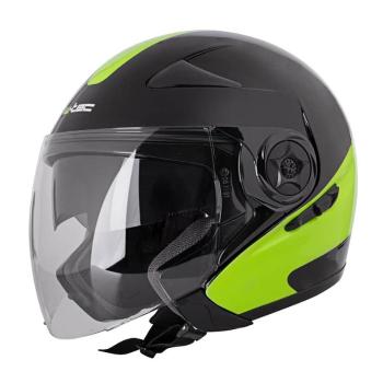 Moto prilba W-TEC Neikko Black-Fluo Veľkosť XS (53-54)