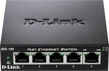 D-Link DES-105 sieťový switch 5 portů 100 MBit/s
