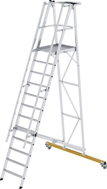 MUNK Günzburger Steigtechnik  52312 hliník rebrík s platformou Montáž pomocou nástrojov Max.prac. výška: 4.8 m