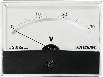 VOLTCRAFT AM-86X65/30V/DC Vstavané meracie zariadenie AM-86X65 / 30V / DC   otočná cievka