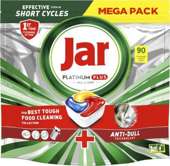 Jar Platinum Plus All-in-One, Kapsuly do umývačky riadu, Citrón 90 ks