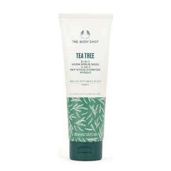 The Body Shop Čistiaca exfoliačná maska Tea Tree (3 in 1 Wash, Scrub, Mask) 125 ml