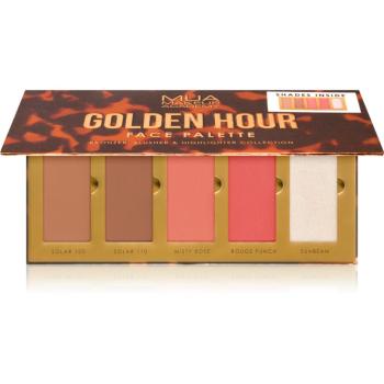 MUA Makeup Academy Golden Hour paleta na kontúry tváre púdrová 15 g