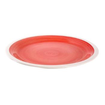 TORO Keramický plytký tanier TORO 26cm, červený