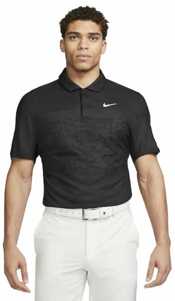 Nike Dri-Fit ADV Tiger Woods Mens Golf Polo Black/Anthracite/White XL