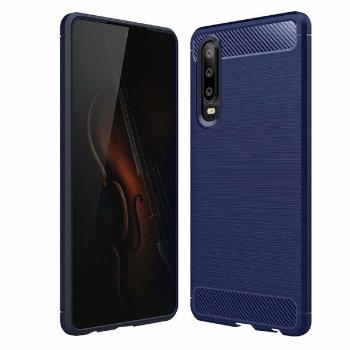 IZMAEL Huawei P30 Puzdro Carbon Bush TPU  KP19412 modrá