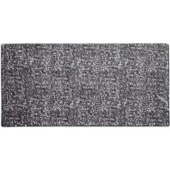 Koberec z viskózy 80 × 150 cm sivo-strieborný ESEL, 199438 (beliani_199438)