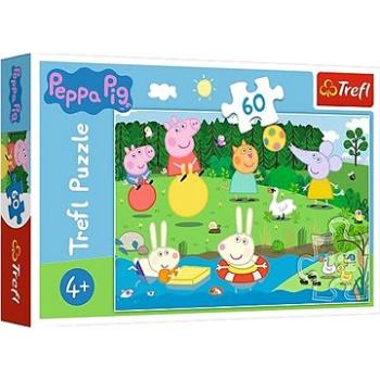 Trefl Puzzle Prasiatko Peppa/Peppa Pig, Prázdninová zábava 60 dielikov (5900511173260)