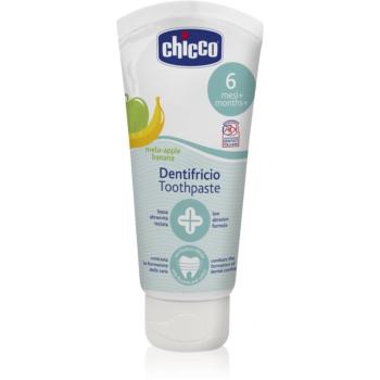 Chicco Oral Care Toothpaste zubná pasta pre deti príchuť Apple & Banana 6 m+ 50 ml