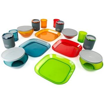 GSI Outdoors Infinity 4 Person Deluxe Tableset, Multicolor (090497754005)