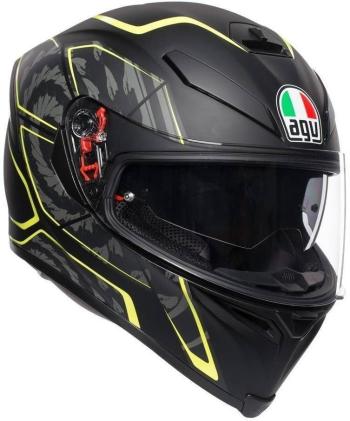 AGV K-5 S Tornado Matt Black/Yellow Fluo XL Prilba