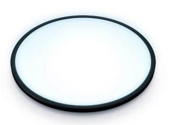 WiZ SuperSlim WiZ Ceiling 14W B RD 27-65K TW 871951433799200 LED stropné svietidlo 14 W  teplá biela čierna