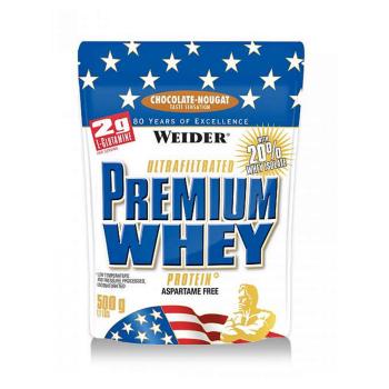 WEIDER Premium whey srvátkový proteín príchuť čokoláda a nugát 500 g