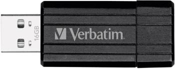 Verbatim Pin Stripe USB flash disk 16 GB čierna 49063 USB 2.0