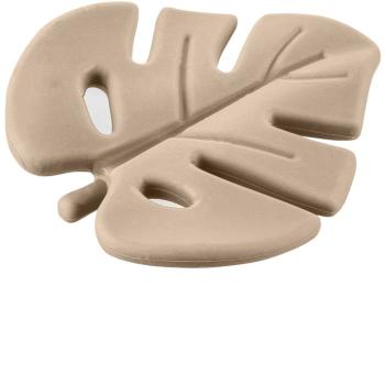 Zopa Silicone Teether Leaf hryzadielko Sand Beige 1 ks