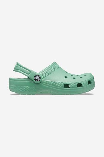 Detské šľapky Crocs Classic Kids Clog zelená farba