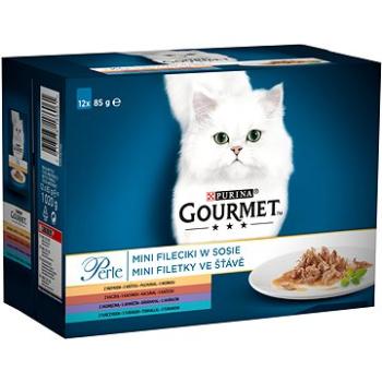 Gourmet Perle multipack minifiletky v šťave – mix. výber 12 × 85 g (7613038186061)
