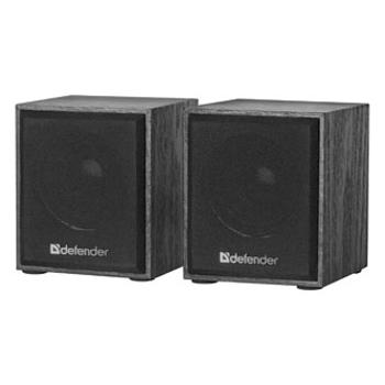 Defender reproduktory SPK 230, 2.0, 2x2W, černé, regulace hlasitosti, dřevěné, 100Hz~18kHz