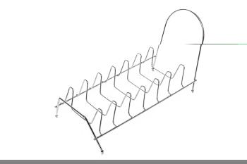 MAKRO - Odkvapkávač na taniere 30x16cm