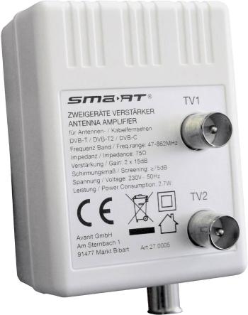 Smart HAV10B zosilňovač televízneho signálu dvojitý